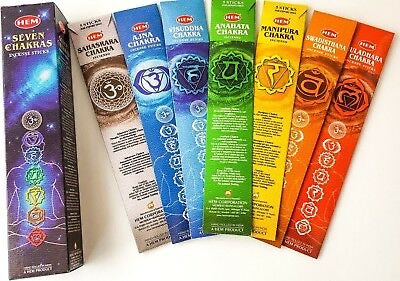 7 Chakra Incense Sticks